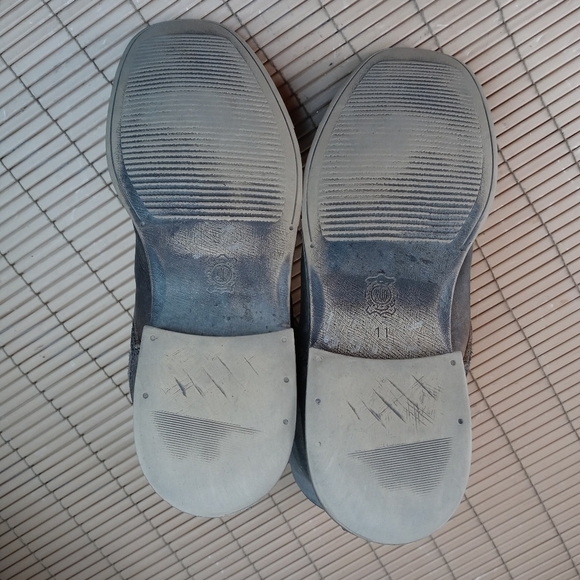 Aston Grey Collection "Bowers" Genuine Brown Leather and suede Cap toe side zip - Picture 10 of 10